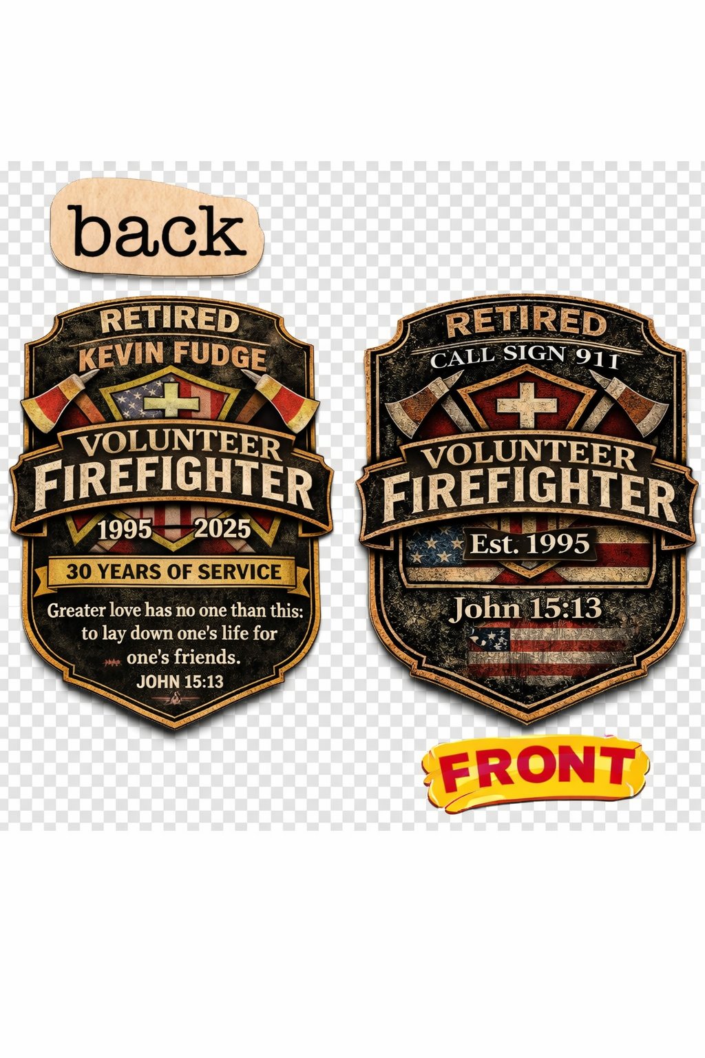 Firefighter Legacy Badge — Signature