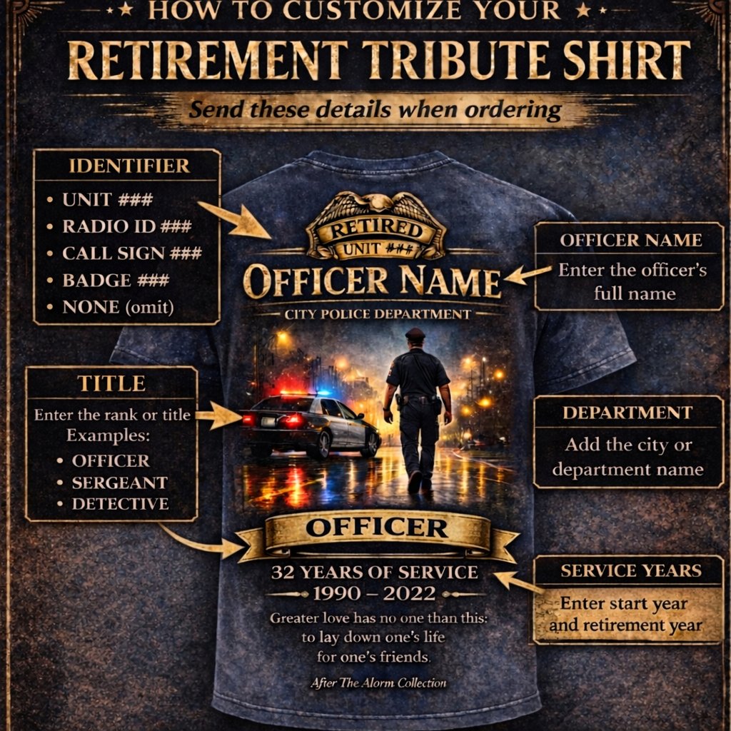 LEO Retirement Tribute Shirt